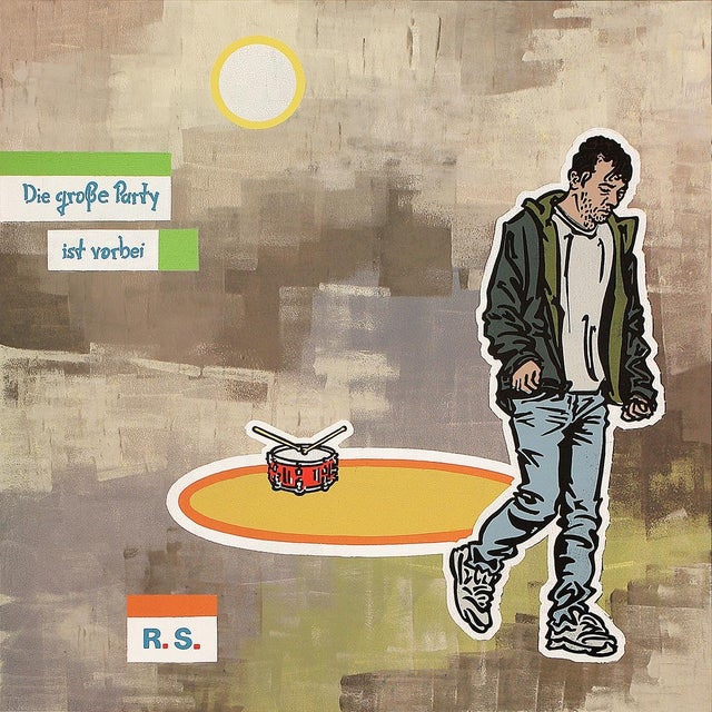 Ralf Schmidt, The Big Party Is Over, 2000s, Acrylic on Canvas For Sale - Image 3 of 3