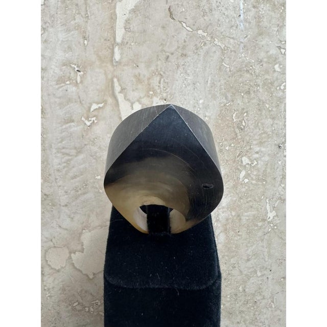 Vintage Boho Horn Ring For Sale - Image 9 of 12