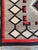 Early 20th Century Authentic Navajo Rug c.1930 Handwoven Wool Red & Tan Diamond Pattern 4'9" x 7'2" For Sale - Image 9 of 15