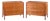 Florence Knoll for Knoll Mid Century Walnut Chest of Drawers Dresser - Pair For Sale
