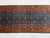 1990s Blue Tribal Oriental Wool Runner Rug With Geometric Medallions, 2'7" X 6'8" For Sale - Image 5 of 15