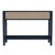 Lark 44 in. W Rectangular Wood 2 Drawer Console Table with Lower Open Shelf, Navy Blue For Sale In Chicago - Image 6 of 8