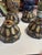 Art Nouveau 4 Vintage Tiffany Style Glass Lamp Shades For Sale - Image 3 of 3