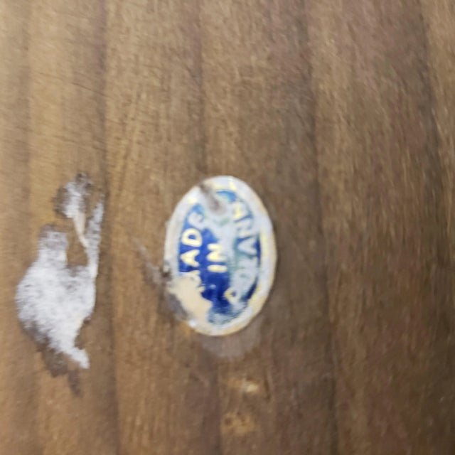 Wood Vintage Made in Poland Hand Carved & Painted Wood Cigar/jewelry Box For Sale - Image 7 of 11