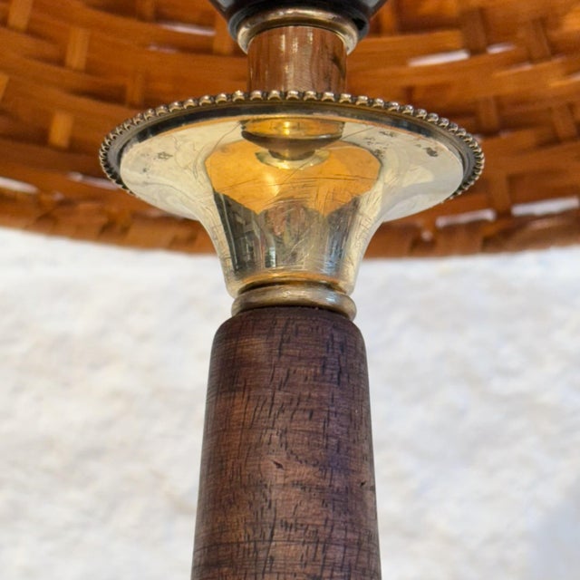 Brown Vintage Scandinavian 32060 Table Lamp by Bertil Brisborg for Nordiska Kompaniet, 1940s For Sale - Image 8 of 14