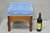 Antique Victorian Walnut Cabriole Leg Blue Tufted Footstool Ottoman Stool For Sale - Image 15 of 15