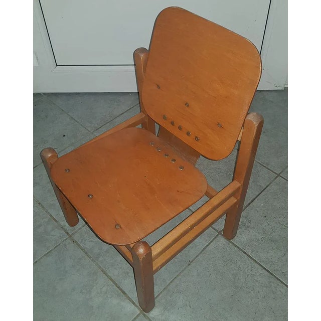 DDR Heidi High Children's Chair by Hans Brockhage, 1960s For Sale - Image 4 of 4