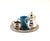 Early 21st Century Litolff Blue Porcelain Mug and Elkington & Co Silver Plated Coffee Service, 2010s, Set of 4 For Sale - Image 5 of 16