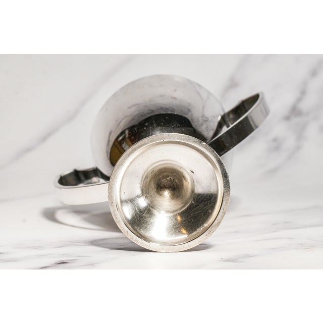 Rare Antique Christofle Silverplate Trophy Cup French Line Ms Lafayette Bridge Tournament For Sale - Image 10 of 11