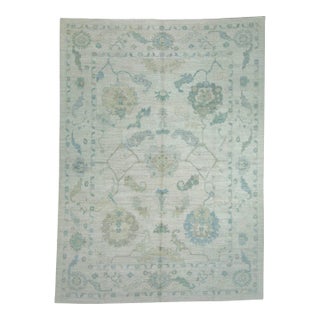 Turkish Oushak Rug 8'9" x 12' #18702 For Sale