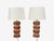 1970s Bernard Rooke, Brutalist Table Lamps, Beige Textured Ceramic, England - a Pair For Sale - Image 9 of 9