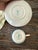 Vintage Crown Staffordshire Lyric Tunis Blue Fine Bone China – 6 Small Teacups & Saucers – 12 Piece Set – England For Sale - Image 12 of 12