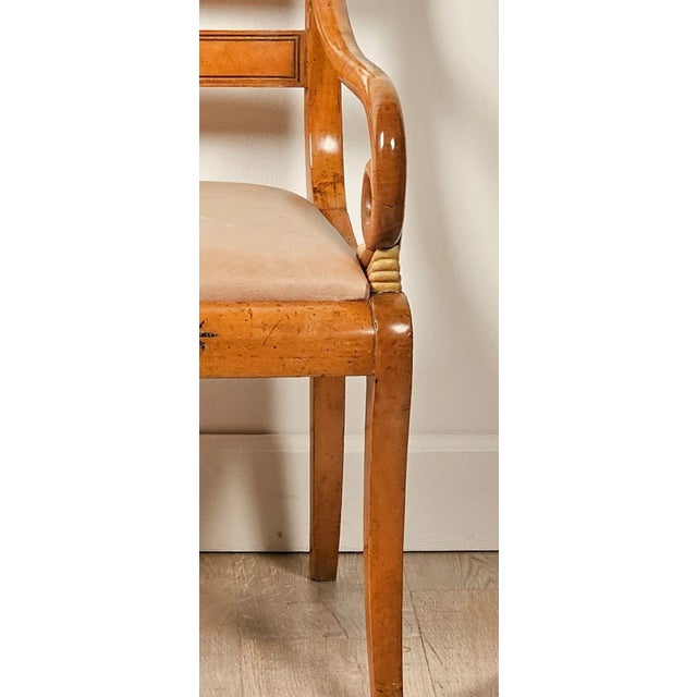 Satinwood Inlaid Armchair, Circa 1825 For Sale - Image 4 of 9