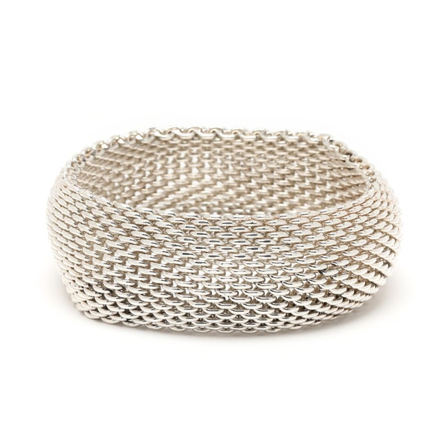Length: 8 in. Width: 1.25 mm Weight: 83.6 dwts. / 130.1 grams Stamps: "925 Tiffany & Co" *somerset w/ pouch SKU: B1345 A...
