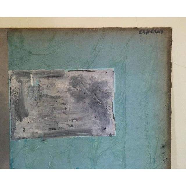 Ermete Lancini, Abstract Collage, 1960s, Mixed Media For Sale - Image 4 of 17