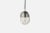 Medium satin dot pendant lamp by rikke frost materials: metal, glass. Dimensions: d 14 x h 16.6 cm available in black or...