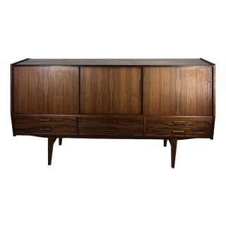 Rosewood Highboard from ES Møbler Silkeborg, Denmark, 1960s For Sale