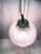 Mid-Century Modern Italian Glass Globe Pendant Lamp, 1960s For Sale - Image 13 of 15
