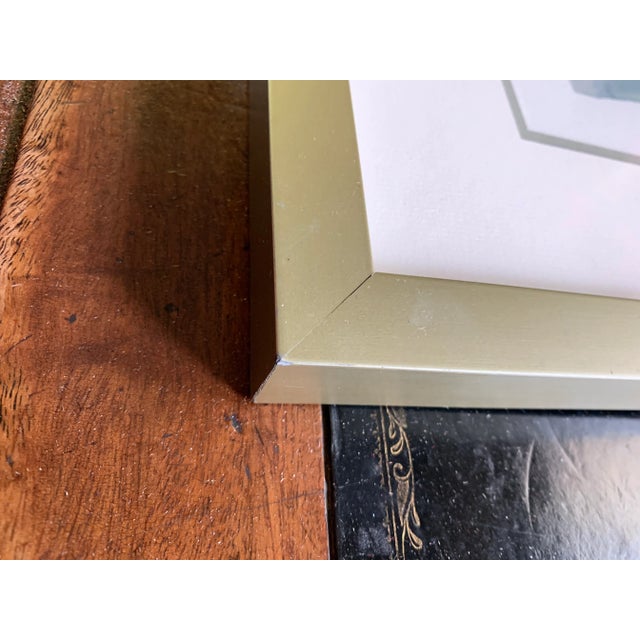 1960s Vintage 1960 Original Watercolor "The Divine Comedy "Purgatory Canto 16 " by Salvador Dali For Sale - Image 5 of 7