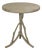 Matthew Izzo Home Faux Bois Iron Side Table For Sale