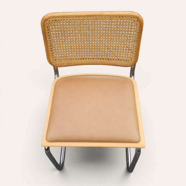 1970s 1970s Set of Four Cesca Dining Chairs, Attributed to Marcel Breuer For Sale - Image 5 of 12
