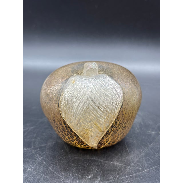 Glass Murano Glass Fruit Apple and Strawberry from Toso, 1970s, Set of 2 For Sale - Image 7 of 14