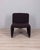 Modern Vintage Armchairs in Black Fabric, Italy, 1980s, Set of 5 For Sale - Image 3 of 9