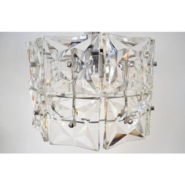 1960s Vintage German Geometric Pendant Lamp from Kinkeldey, 1960s For Sale - Image 5 of 8