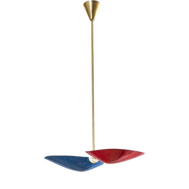 Pendant Lamp attributed to Giuseppe Ostuni for Oluce, 1950s For Sale