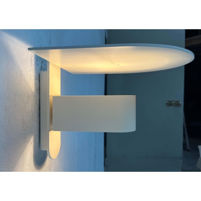 Contemporary Mid-Century Modern Danish Minimalist Model 3020 Kasket Wall Lamp by Jørgen Klinkby for Lyskaer, 1960s For Sale - Image 3 of 18
