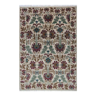 Handwoven Spanish Style Area Rug 6'0" X 8'8" For Sale