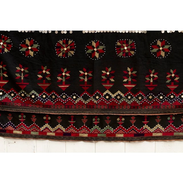 Textile Antique Nomadic Mangal Wedding Shawl For Sale - Image 7 of 12