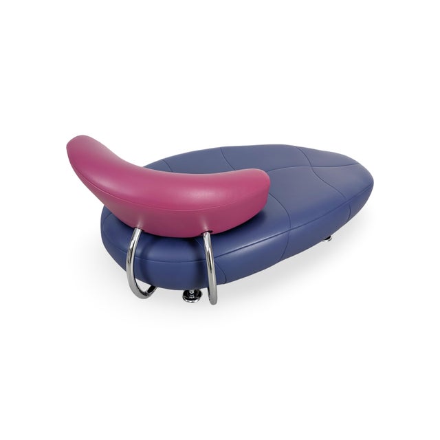 Chaise Lounge in Leather from Leolux For Sale - Image 6 of 12