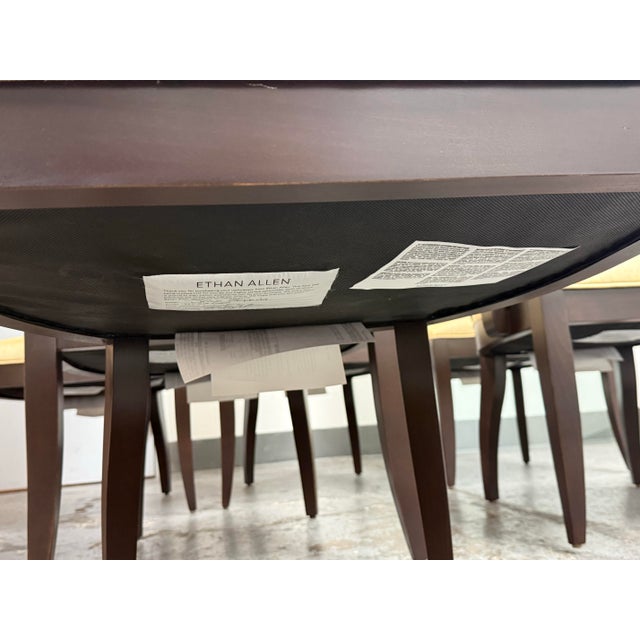 Ethan Allen Drew Dining Chairs, Set of Eight For Sale - Image 11 of 12