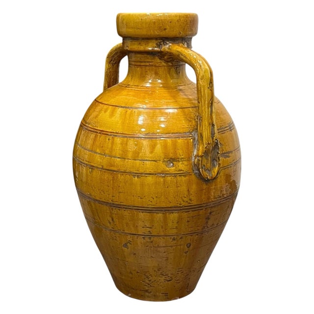 19th Century Sicilian Terracotta Olive Oil Amphora For Sale In Minneapolis - Image 6 of 7