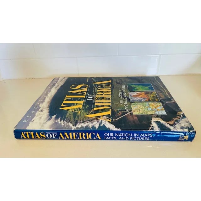 American 1990s Atlas of America Hardcover Coffee Table Book For Sale - Image 3 of 10