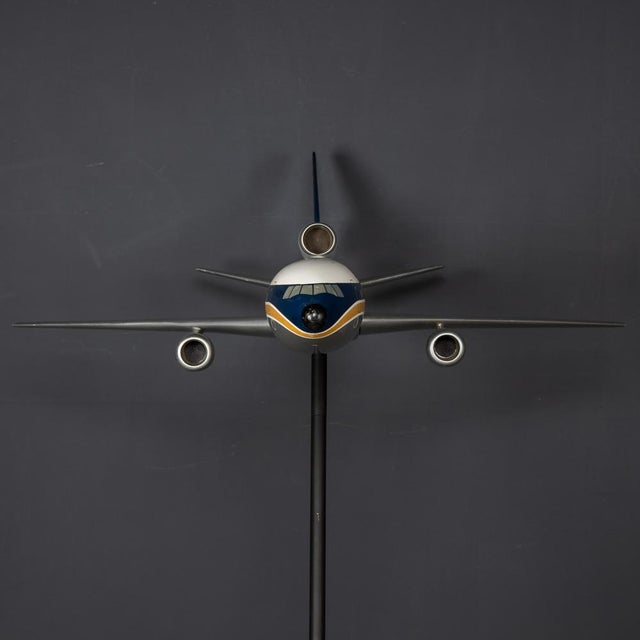 20th Century British Fiberglass Caledonian DC10 Airplane Model, 1970 For Sale - Image 3 of 18