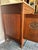 Antique Oak Washstand / Bathroom Vanity With a Marble Top, Oval Beveled Mirror, and Floral Carvings For Sale In Los Angeles - Image 6 of 12