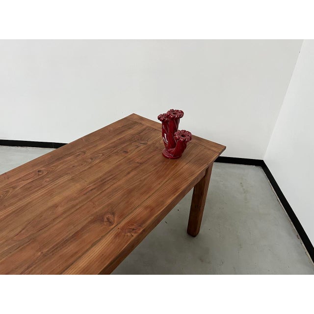 Pine Farm Table, 1970s For Sale - Image 14 of 18