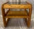 Mersman Vintage Mersman Bellaire Cantilevered Oak & Smoked Glass Side Table For Sale - Image 4 of 7