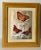 1960s 1960s Monarch Butterflies on Silver Chromolithograph Framed For Sale - Image 5 of 6