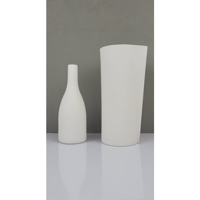 Porcelain Pitcher and Vase, 2010s, Set of 2 For Sale - Image 4 of 10