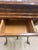 1990s Burl Wood & Wrought Iron Accent Chest With Faux Leather Drawer Front – Old World Mediterranean Style For Sale In San Antonio - Image 6 of 6