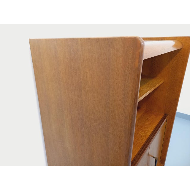 Vintage Scandinavian Style Oak Bookcase by René Gabriel, 1950s For Sale - Image 13 of 17