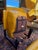 Yellow Matching Lounge Chair and Ottoman by Percival Lafer, Mp-97, Brazilian Rosewood With Original Mustard Leather For Sale - Image 8 of 12