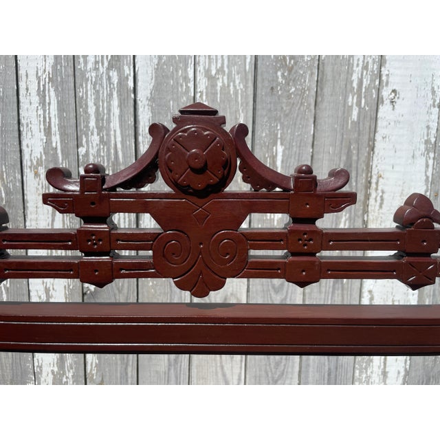 Victorian Antique Victorian 1800s Fireplace Screen Frame For Sale - Image 3 of 8