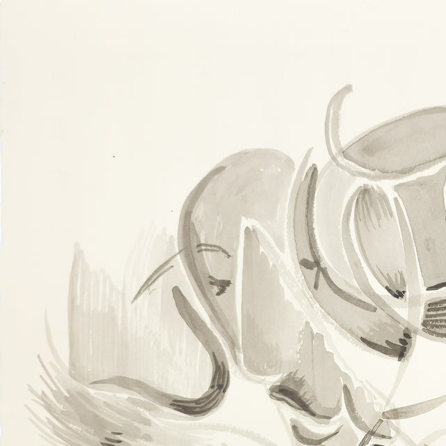 Modern Between Two Presences - Robert Lohman, C. 1980 For Sale - Image 3 of 10