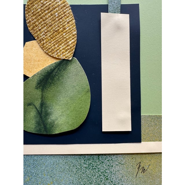 Paper "Pop Music 16" Original Mixed-Media Collage on Paper by Zac Woodiel For Sale - Image 7 of 9