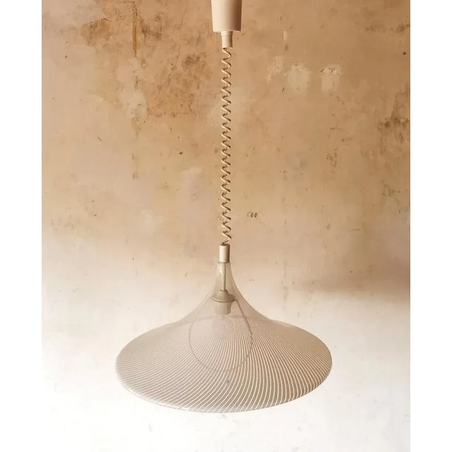 German Hanging Lamp by Hans Liebner, 1970s For Sale - Image 4 of 10