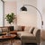 The Half Dome Wall Mounted Arc Lamp is a modern masterpiece by Peter Morelli, designed in 1960, exemplifying NOVA of...